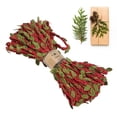 thumbnail image 3 of Green Vines Hemp Rope, Breathable Refreshing Green Leaf Hemp Rope Multistrand  For Hand Made Works For Decoration Backgrounds ,Red,White, 3 of 8
