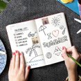 thumbnail image 2 of 230pcs Retro Stamp Stickers Self Adhesive DIY Scrapbook Diary Stickers, 2 of 3