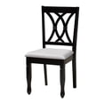thumbnail image 2 of Baxton Studio Aggie Grey Fabric and Dark Brown Finished Wood 5-Piece Dining Set, 2 of 10