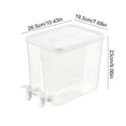 thumbnail image 3 of Dual Compartment Beverage Dispenser | 8L Drink Pitcher With Faucet For Lemonade & Iced Tea | Cold Drink Container For Parties & Camping | Leak-Proof Lid & Built-In Filter, 3 of 7