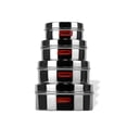 thumbnail image 1 of Set de contenedores de almacenamiento Sumeet de acero inoxidable 200-800 ml, 1 of 5