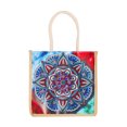 thumbnail image 1 of Cuadros Decorativos Bolso de lino con pintura de diamantes, bolsas de almacenamiento ecológicas, bolsas de supermercado plegables Ehuebsd Nuevos Originales, 1 of 9