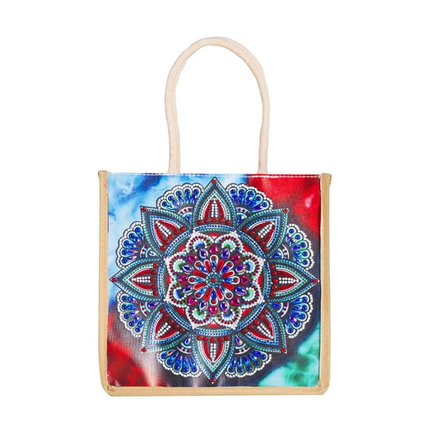 5D Diamond Painting Lino Bolso Compras DIY Tote (GT5004)