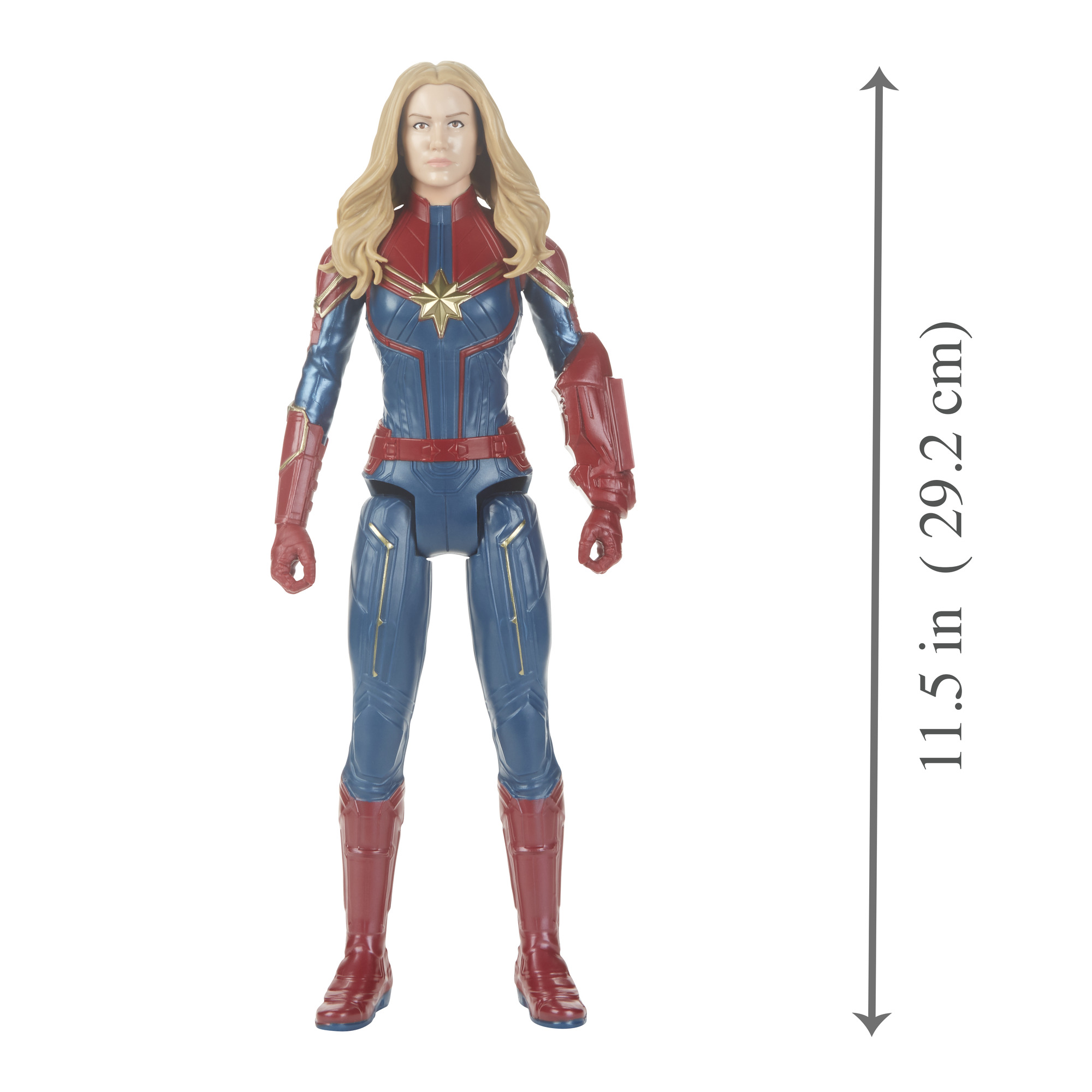 Hasbro Avengers Endgame – Figura Titan Hero Power FX Capitan Marvel – 30 Cm Con Lanciatore E Suoni