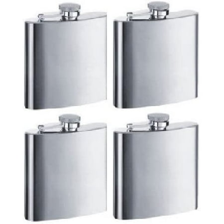 

Gifts Infinity set of 4 8oz Stainless Steel Groomsman Flask