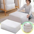 thumbnail image 2 of TIELUTT Home and Quilt Storage Bag EVA Square Clothing Sorting Bag Storage Containers for Organizing Clothes Storage Ideas Baby Clothes Organizer for Closet Clothe Storage Project Source Storage, 2 of 6