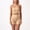 Beige, variant on Workout Sets for Women Matching 2 Piece Seamless Ribbed Sports Bra One Shoulder Crop Top and High Waist Shorts Yoga Gym Tracksuits Outfits Active Set