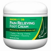 MagniLife DB Pain Relieving Foot Cream, Calming Relief for Burning, Tingling, & Stabbing Foot Pain, Moisturizing Foot Cream Suitable for Diabetic and Sensitive Skin - 2 Packs of 4 o