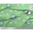 thumbnail image 2 of Soimoi Polyester Crepe Fabric Berries & Damask Decorative Print Fabric by The Yard 52 Inch Wide, 2 of 3
