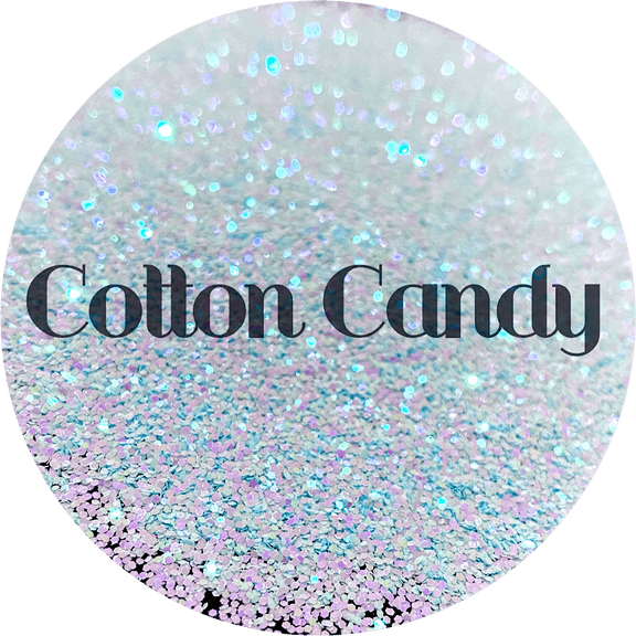 Glitter Heart Co. - High Quality Polyester Glitter - 2oz Bottle- Cotton Candy - Blue to Pink Color Shifting