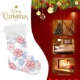 thumbnail image 4 of GZHJMY Rose Flowers Christmas Stockings 2PCS, Large Xmas Stockings Gift Decorations and Party Supplies,Used for Fireplace Decoration Socks Christmas Tree Decoration, 4 of 7