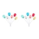 thumbnail image 2 of Advancent 1 Juego de Kit de decoración de pasteles, soporte de globo exquisito, herramientas para hornear, adornos de espuma para feliz Aleatorio 2Conjunto, 2 of 6