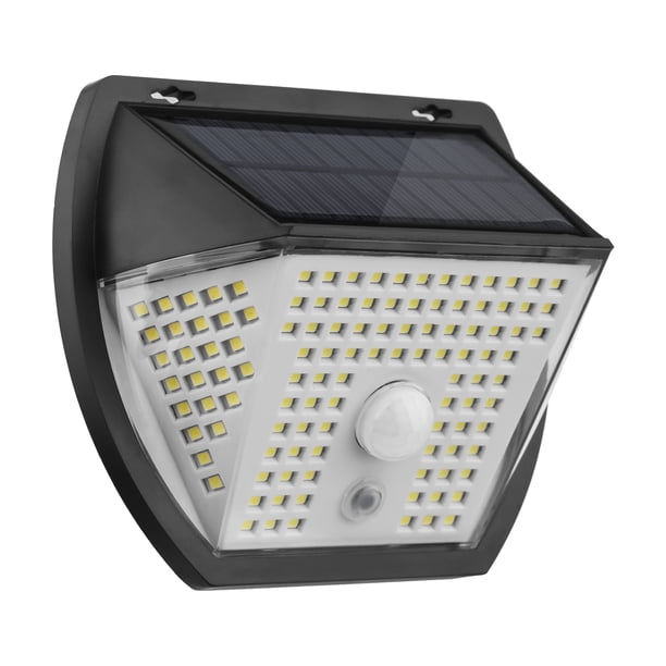 Lámpara de jardín solar Irfora 138LED Luz de sensor de movimiento solar Luz de pared solar al aire libre 3 modos de iluminación IP65 Luces de energía solar a prueba de agua para jardín Patio Entrada Irfora Lámpara de jardín solar