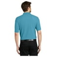 thumbnail image 2 of Port Authority Men's Silk Touch Classic Comfortable Polo Shirt Maui Blue 2X-Large, 2 of 3