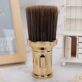 thumbnail image 4 of Barber Neck Duster Brush with Soft Bristles, Gold Handle, Detachable Easy Clean for Hair Cutting, 4 of 4