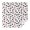 White Cow Bow, variant on White Cow Moo Pattern Square Tablecloth,Waterproof Square Table Cover,Wipeable Spillproof Washable Table Cover for Home Kitchen Party Decor 42"X42"(107x107cm)