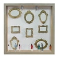 thumbnail image 3 of Mini Golden Frame Silhouette Box Improved Shadow Box Frame Kit With Museum And Golden Miniature, 3 of 4