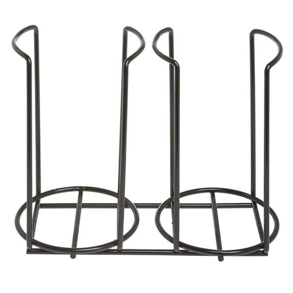 HUBERT Wire Two Cup/Lid Holder - Black