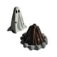 thumbnail image 1 of Ecpecad Ghost Halloween Decor Ghost Fire Resin Ornaments Creative Halloween Holiday Gifts Home Desktop atmosphere Decorations Home Party Yard Patio indoor Outdoor Halloween Decor Props, 1 of 5