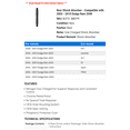 thumbnail image 2 of Rear Shock Absorber - Compatible with 2003 - 2010 Dodge Ram 2500 2004 2005 2006 2007 2008 2009, 2 of 2