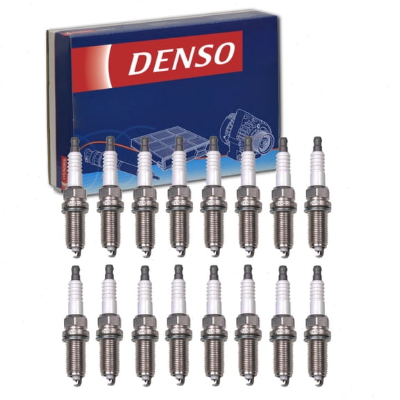 16 pc DENSO Iridium Long Life Spark Plugs compatible with Chrysler 300 5.7L V8 2010-2014