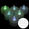 thumbnail image 3 of KAKOWELY 12 lámparas de vela electrónicas LED elegantes, lámpara de vela LED única, 3 of 5
