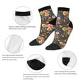 thumbnail image 5 of Pofeuu Colorful Flowers with Butterfly Print 30cm Socks, Adult Running Hiking Socks for Youth and Adult, 5 of 7