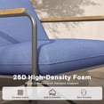 3-Piece Outdoor Patio Furniture Set with Comfortable Cushions, Weather ...