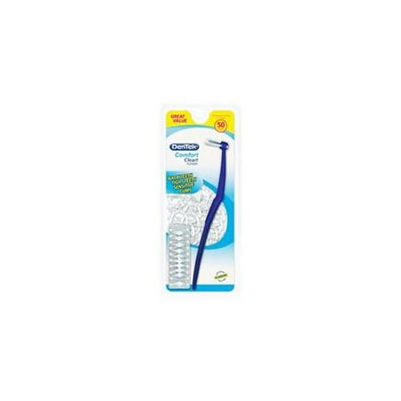 Bulk Buys Dentek 50 Count Comfort Clean Flossers - Pack of 6