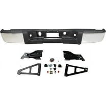 SEBLAFF Rear Bumper Assembly For 2007-12 13 Chevrolet Silverado GMC Sierra 1500