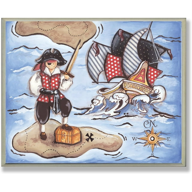 The Kids Room par Stuart Pirate sur une le Désertée Plaque Murale Rectangulaire