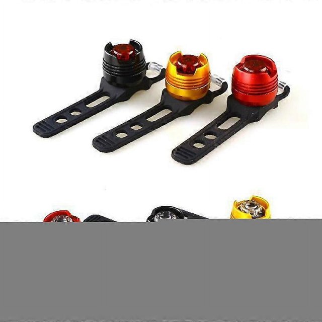 2PCS Bike Bicycle Led Cycling Tail Rear Red Light Lamp Taillight Clamp Warning Tail Light
