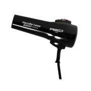 Red by Kiss Handle-Less 2200W Ceramic Tourmaline Hair Dryer, 3 Heat Settings, Pro Blow Dryer with Comb Attachment, Ionic for Frizz-Free Shine, Detangler & Straightening for 4C