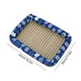 thumbnail image 3 of Alfombra refrescante para mascotas de hielo de ratán para perros y gatos, 20x24 pulgadas, manta portátil lavable antideslizante, sofá canil resistente al desgaste, cojín en el suelo, marrón, 3 of 6