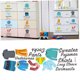 thumbnail image 4 of WEUVEB Pegatinas De PVC Autoadhesivas Para Clasificación De Ropa En Uso Doméstico Duraderas, 4 of 8