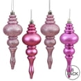 thumbnail image 2 of Vickerman 7" Mauve 4-Finish Finial Ornament, 8 per Box, 2 of 3