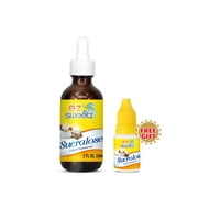 Concentrated Liquid Sucralose Sweetener, 2OZ/60mL (1450 Servings) | One Travel Size Bottle 0.34OZ/10mL (240 Servings)