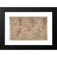 thumbnail image 2 of Michel Corneille the younger 24x16 Black Modern Framed Museum Art Print Titled - Copies After Raphael's ‘The Finding of Moses’, 2 of 5