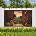 thumbnail image 6 of Rustic Theme Western Banner Farmhouse Party Cowboy Decoration for Western Party Indoor Outdoor Event Farm Theme, 6 of 9