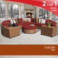 thumbnail image 2 of Tuscan 8 Piece Outdoor Wicker Patio Furniture Set 08b, 2 of 7