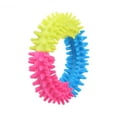 thumbnail image 4 of Lindos juguetes masticables con forma de anillo para limpiar los dientes de mascotas, perros y cachorros., 4 of 10