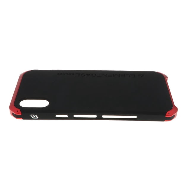 1 pieza Funda Protectora de Parachoques a Prueba de Golpes Compatible Negro + rojo CUTICAT Cubierta trasera de parachoques de aluminio