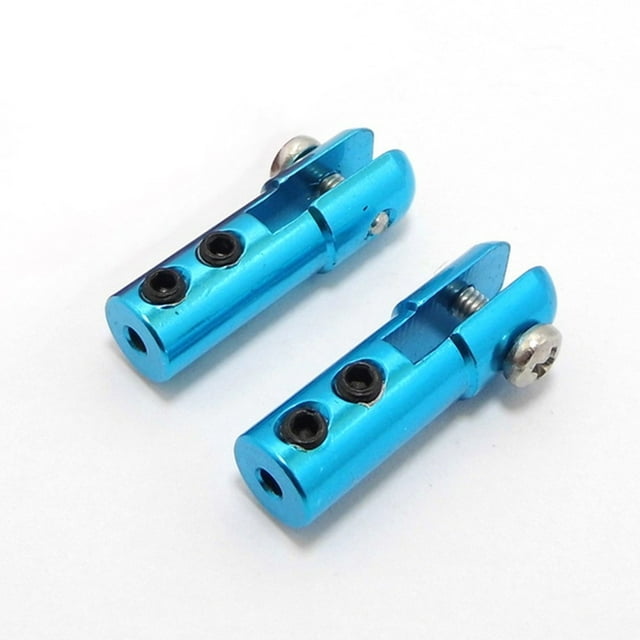 MYG 2x Metal Servo Rudder Arms Linkage Joint Tie Rod End Clevis for RC Boat Airplane