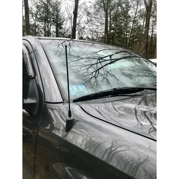 9" inch Black Stainless Antenna Mast Power Rod Radio AM/FM for TOYOTA TACOMA 1995-2016 New