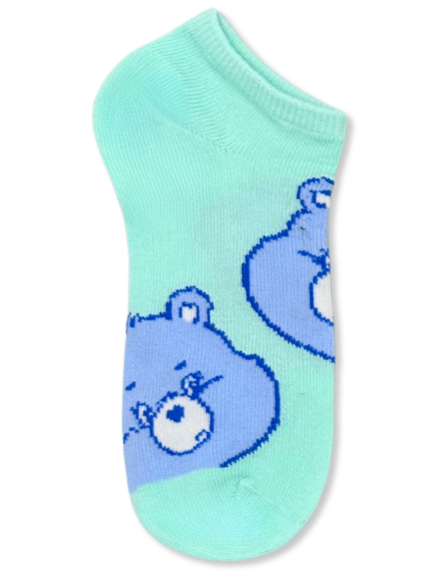 Care Bears Girls No-Show Socks, 5-Pack, Sizes S/M-M/L