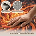 thumbnail image 4 of ODIKA Volcano Molten Deep Cyclone Eruption Crevice Glowing Ribbon Pile Low Profile Flatwoven for Great Room, Indoor Open Concept, Large Living, 4 of 5
