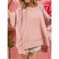 thumbnail image 3 of T Shirts for Women Summer Women's Tops Short Sleeve tshirts Casual Basic Tee, 3 of 6
