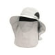 thumbnail image 5 of Sombrero para el sol con solapa para el cuello, gorra de protección solar con capucha, cómodo sombrero de pesca de ala ancha beige, 5 of 9