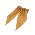 thumbnail image 5 of Unique Bargains 1 Pc Fashionable Solid Bow Ribbon Hair Elastic Band for Home Ginger, 5 of 5