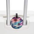 thumbnail image 3 of Dragonfly Set of 2pcs PU Leather Round Suitcase Tags with Privacy Cover and Name ID Tag - Ideal for Travel Luggage, Handbags, Backpacks, School Bags, 3 of 6